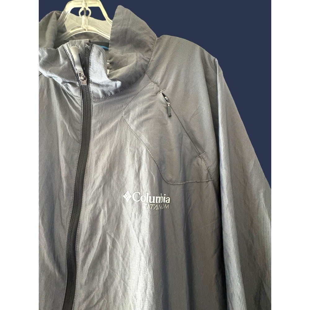 Columbia Men's Baseplate Jacket Omni-wick Evaporation Grey Size Large